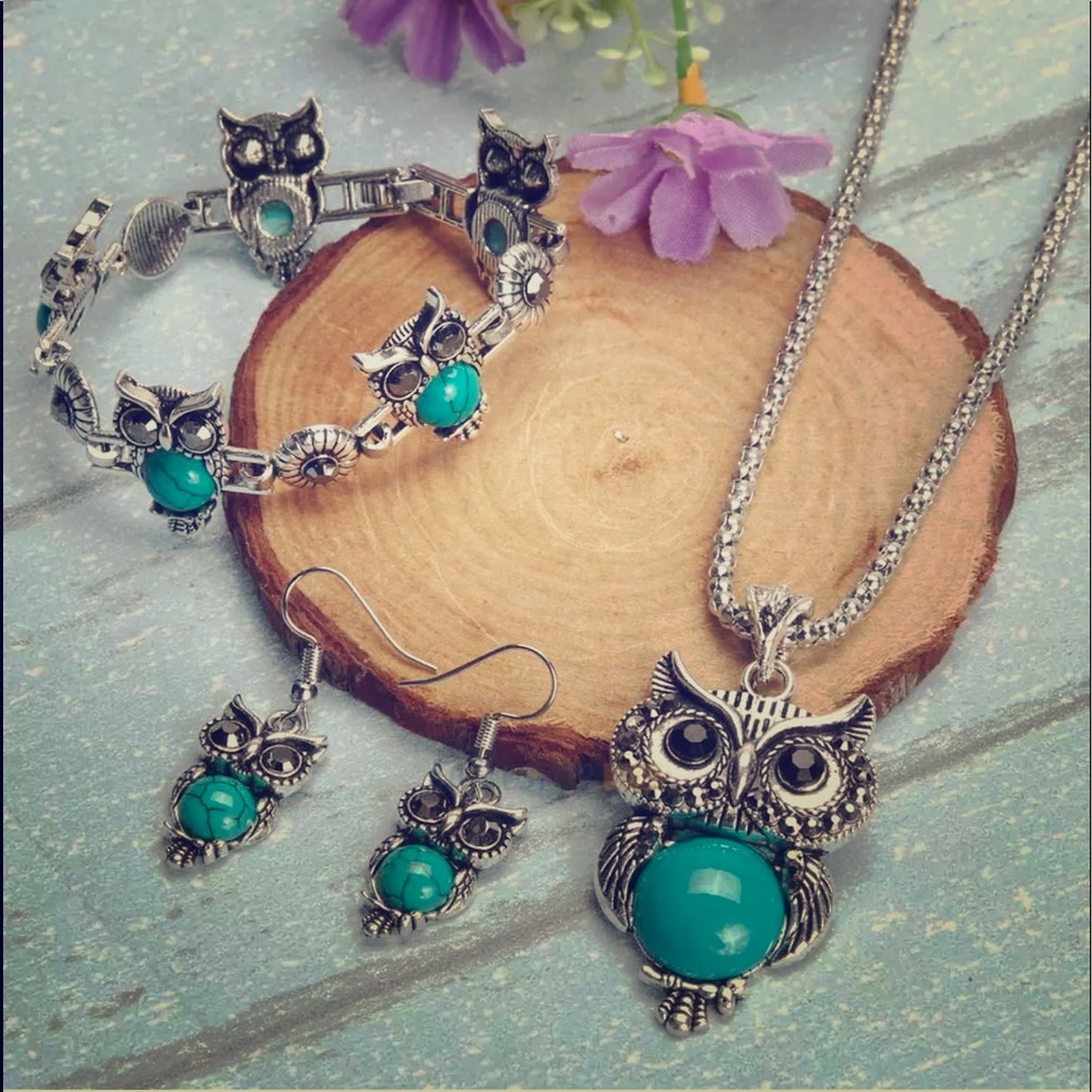 Owl Jewelry Set